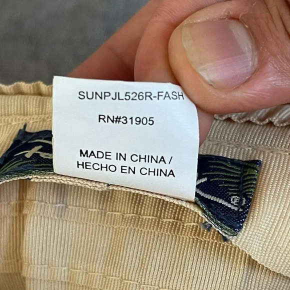 Panama Jack Women's One Size‎ Biege Ribbon Sun Hat Summer - Picture 10 of 12